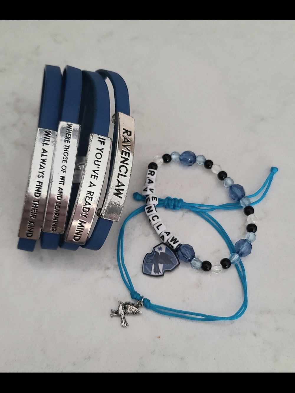 Lot Of Ravenclaw Bracelets - Harry Potter, Hot Topic